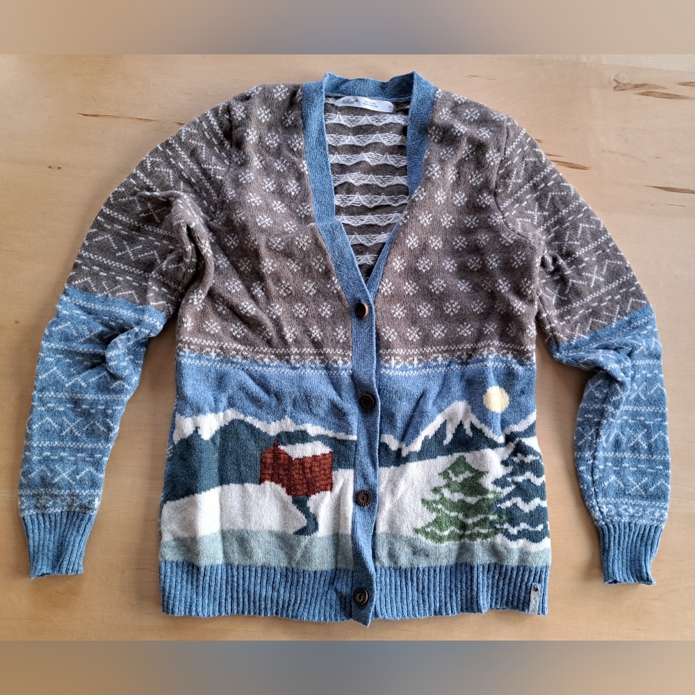 Woolrich Wool Button Up Sweater